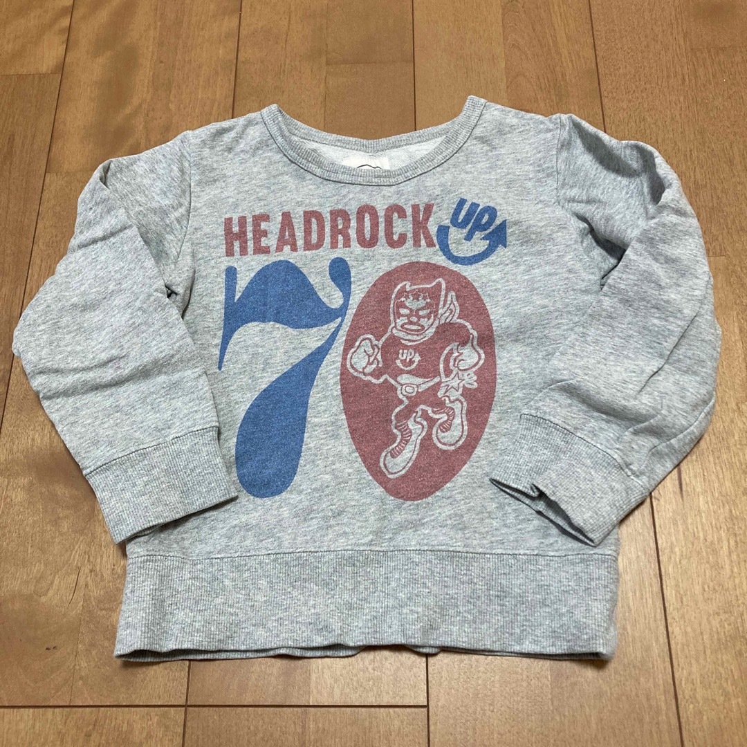 HEADROCK-UP  トレーナー キッズ/ベビー/マタニティのキッズ服男の子用(90cm~)(Tシャツ/カットソー)の商品写真