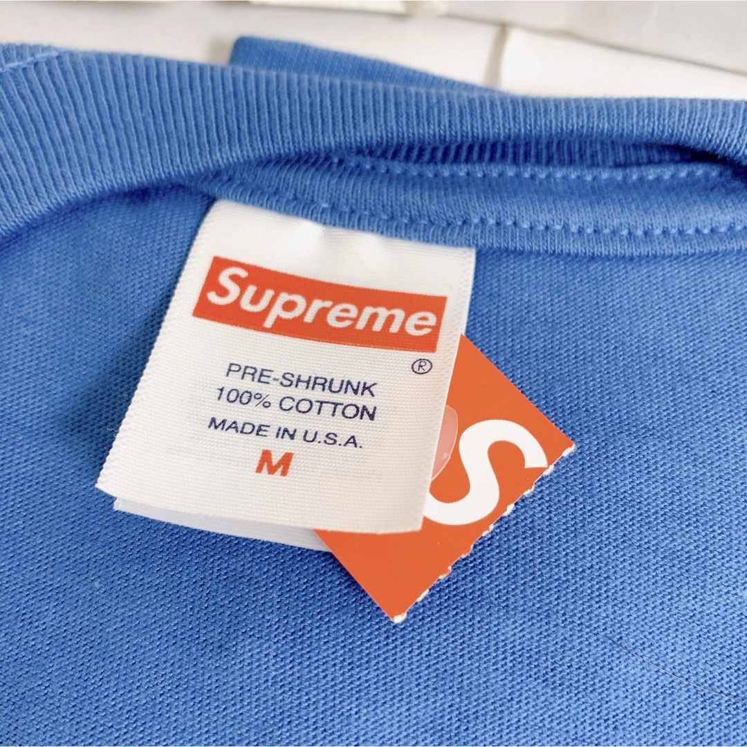 Supreme(シュプリーム)のM 青 シュプリーム モーションロゴ Tシャツ Motion Logo Tee メンズのトップス(Tシャツ/カットソー(半袖/袖なし))の商品写真