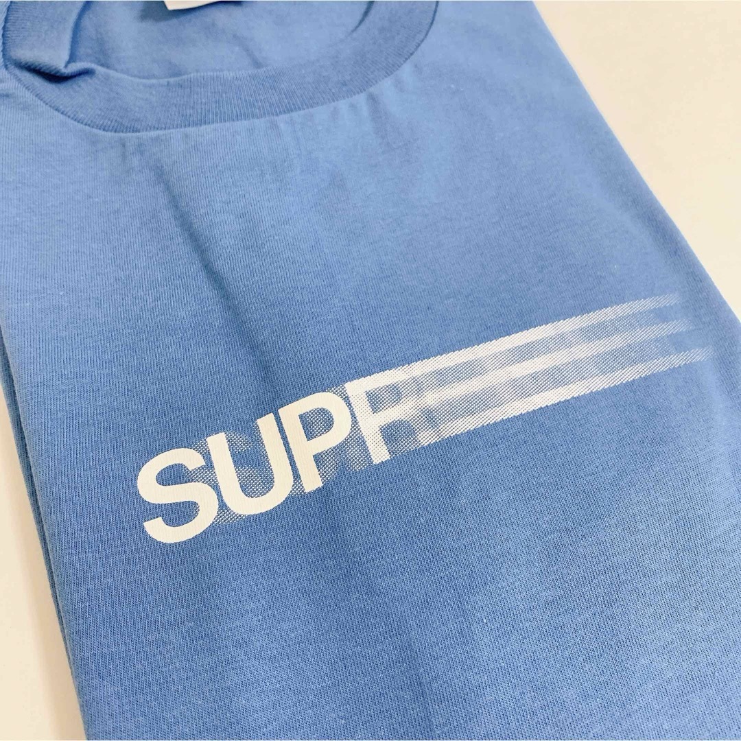 Supreme(シュプリーム)のM 青 シュプリーム モーションロゴ Tシャツ Motion Logo Tee メンズのトップス(Tシャツ/カットソー(半袖/袖なし))の商品写真