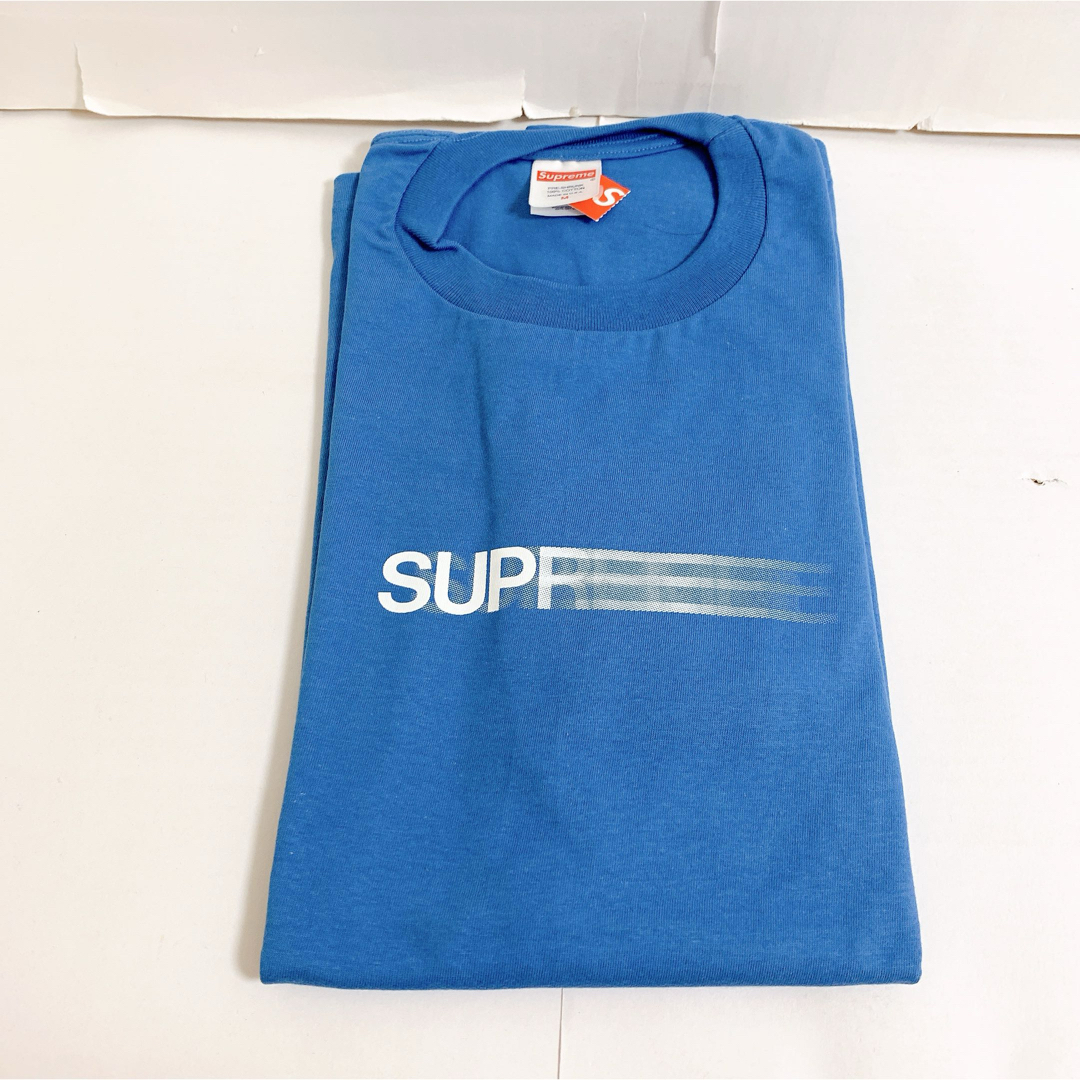 Supreme(シュプリーム)のM 青 シュプリーム モーションロゴ Tシャツ Motion Logo Tee メンズのトップス(Tシャツ/カットソー(半袖/袖なし))の商品写真