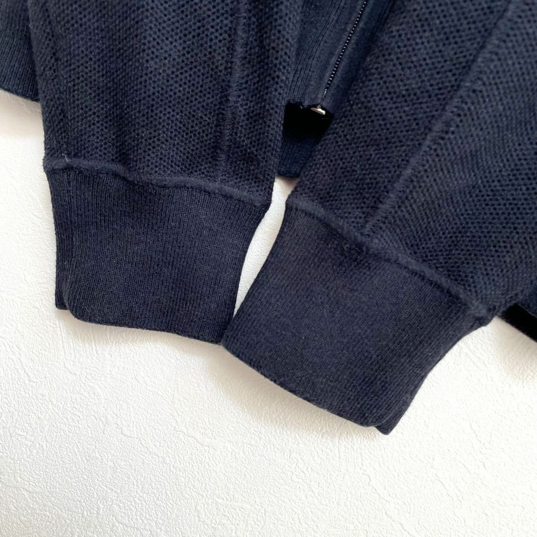 POLO RALPH LAUREN(ポロラルフローレン)のポロラルフローレン　高級　ピマコットン　ポニー刺繍　ドライバーズニット　紺　M メンズのトップス(ニット/セーター)の商品写真