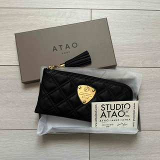 アタオ(ATAO)のATAO Limoキルティング/ブラック 長財布(財布)