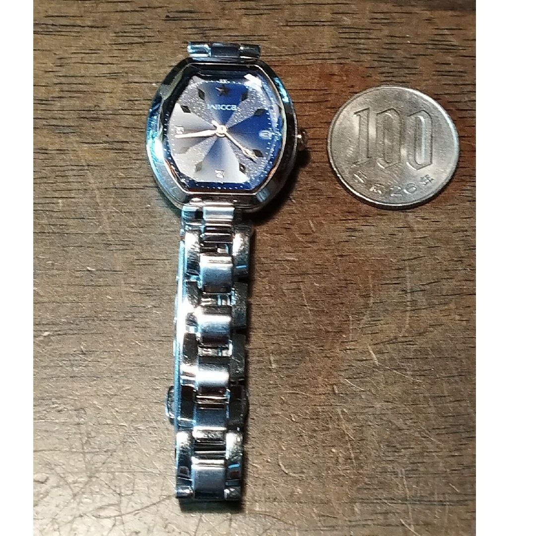 CITIZEN(シチズン)のAD14　シチズン・ウィッカ　　　電波・ソーラー時計　日付・耐磁　カットガラス レディースのファッション小物(腕時計)の商品写真