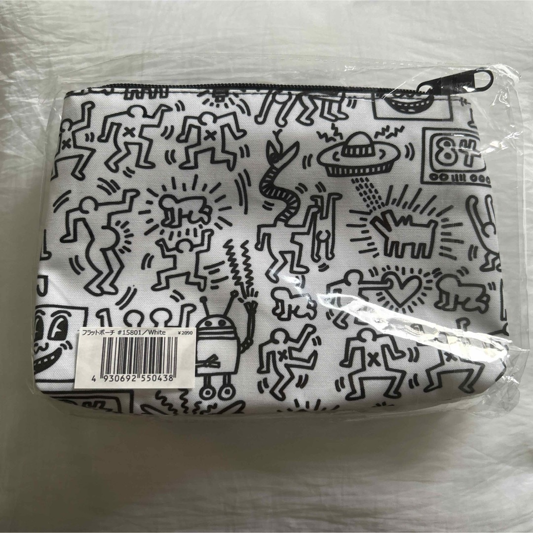 KEITH HARING(キースヘリング)のフラットポーチ レディースのファッション小物(ポーチ)の商品写真