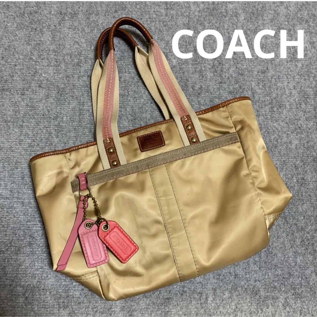 COACH  コーチ  限定品 レディーストートバッグ ゴールド