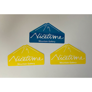 Nicetime mountain ステッカー3枚セット(その他)