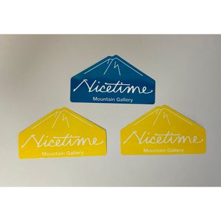 Nicetime mountain ステッカー3枚セット(その他)