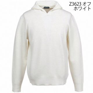 ザノーネ(ZANONE)の【未使用】ザノーネ ZANONE ウール ニット パーカー 48(ニット/セーター)