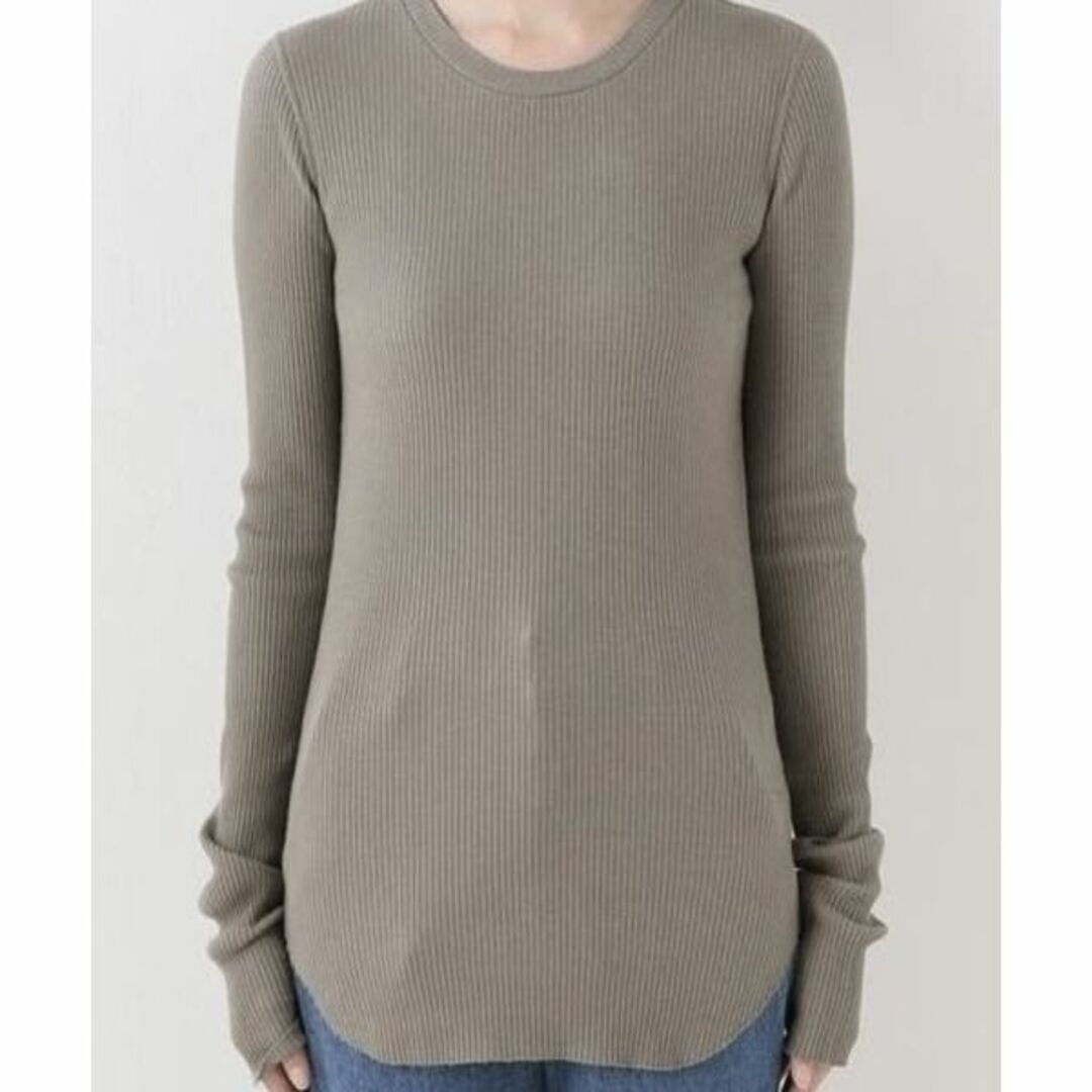 L'Appartement DEUXIEME CLASSE(アパルトモンドゥーズィエムクラス)の20AW GOOD GRIEF RIB LONG SLEEVE TOP　 レディースのトップス(その他)の商品写真