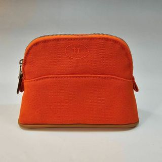 エルメス(Hermes)のHERMES エルメス/ボリードポーチミニミニ16cm /オレンジ/新品(その他)