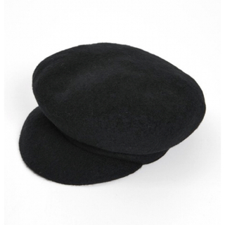 アナップミンピ(anap mimpi)の新品未使用 anap mimpi ウールキャスケット 黒 ブラック  ベレー帽(キャスケット)