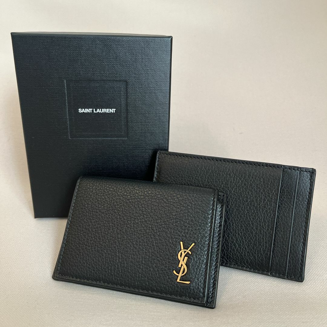 Yves Saint Laurent(イヴサンローラン)のSaint Laurent YSL タイニーモノグラム カードケース付 小銭入れ レディースのファッション小物(コインケース)の商品写真