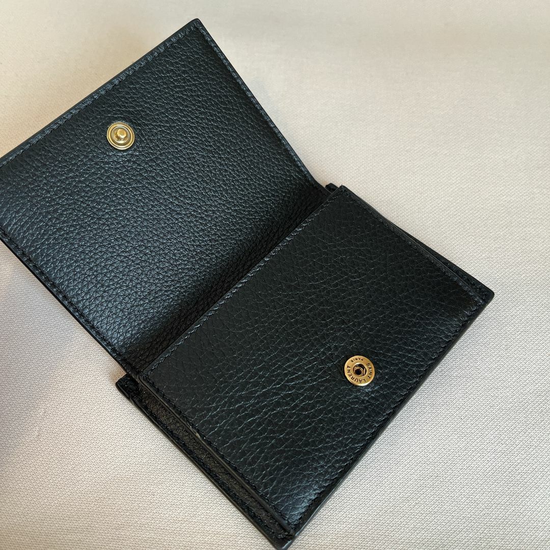 Yves Saint Laurent(イヴサンローラン)のSaint Laurent YSL タイニーモノグラム カードケース付 小銭入れ レディースのファッション小物(コインケース)の商品写真