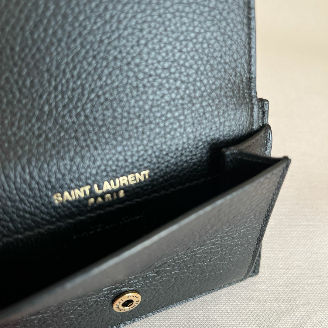 Yves Saint Laurent(イヴサンローラン)のSaint Laurent YSL タイニーモノグラム カードケース付 小銭入れ レディースのファッション小物(コインケース)の商品写真