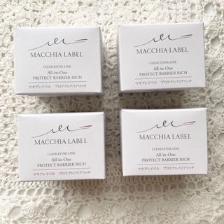 Macchia Label - 4個セット マキアレイベル プロテクトバリアリッチc ジェルクリーム 50g