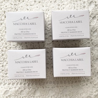 マキアレイベル(Macchia Label)の4個セット マキアレイベル プロテクトバリアリッチc ジェルクリーム 50g(オールインワン化粧品)
