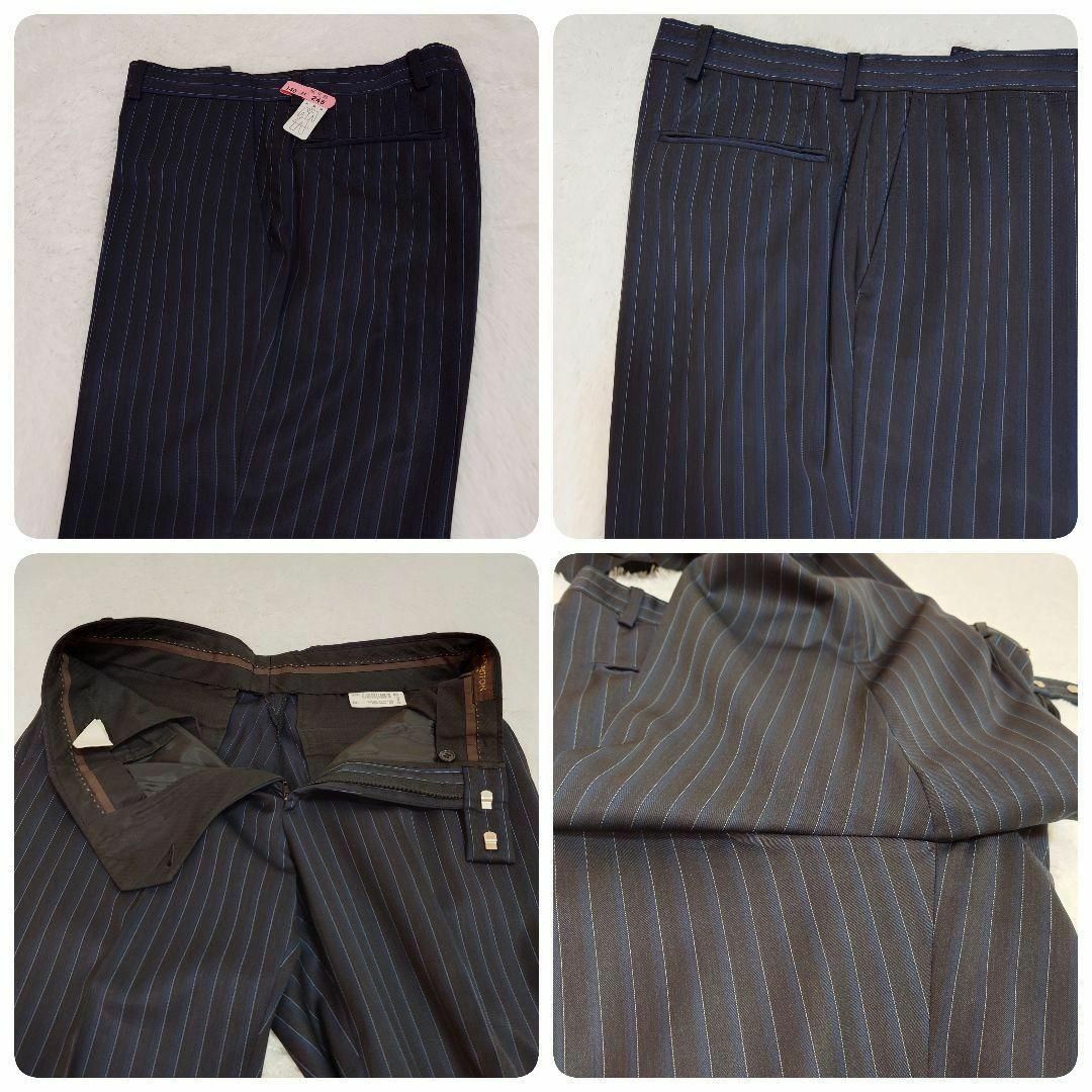 【美品✦】ルイヴィトン super130’s ウール スーツ セット 黒 Lブランドリユース店