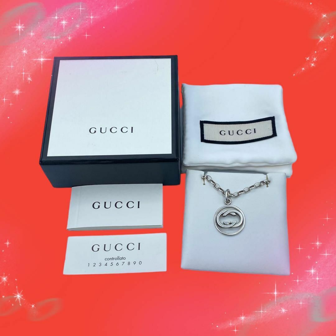 Gucci(グッチ)の《美品》　グッチ　インターロッキングG  ネックレス　SV925 メンズのアクセサリー(ネックレス)の商品写真