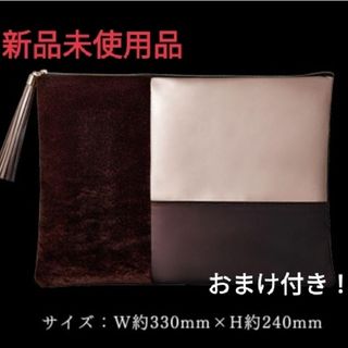 シセイドウ(SHISEIDO (資生堂))の【新品未使用】資生堂 マキアージュ  クラッチバッグ➁　おまけ付き(ノベルティグッズ)