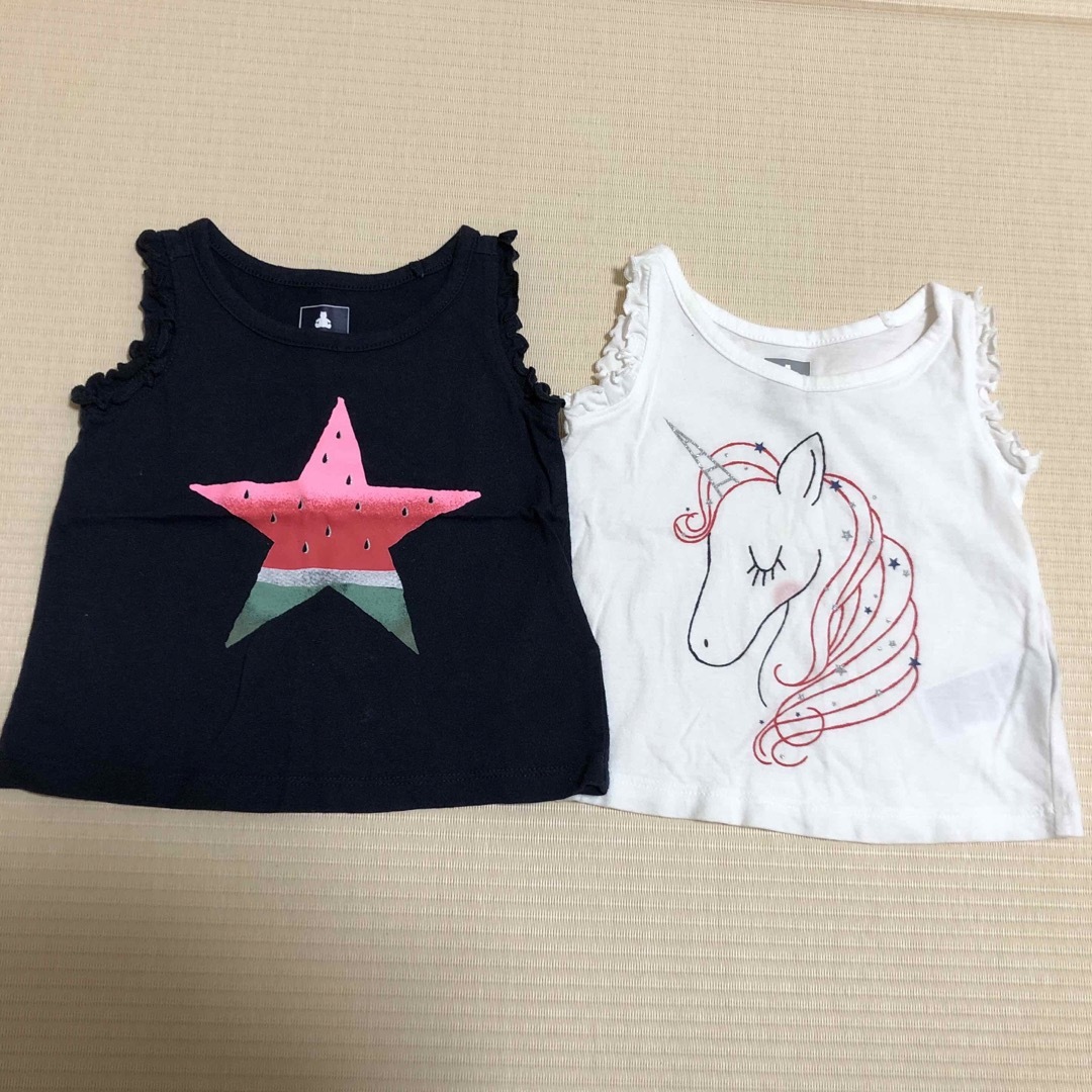 babyGAP(ベビーギャップ)のノースリーブ　Tシャツ　80  baby GAP キッズ/ベビー/マタニティのベビー服(~85cm)(シャツ/カットソー)の商品写真