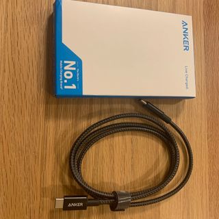 アンカー(Anker)のUSBc-c アンカー　100w対応ケーブル1本　箱あり(バッテリー/充電器)