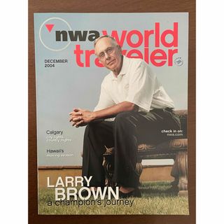 ノースウエスト航空機内誌✈️world traveler✈️2004年12月号(専門誌)