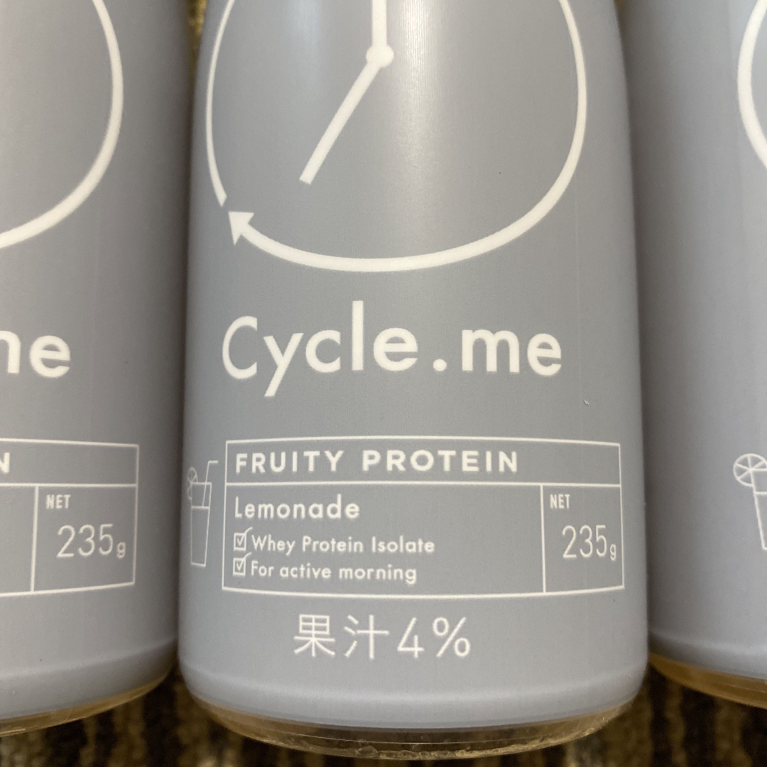 Cycle.me「フルーティプロテイン レモネード」235g×4本　サイクルミー