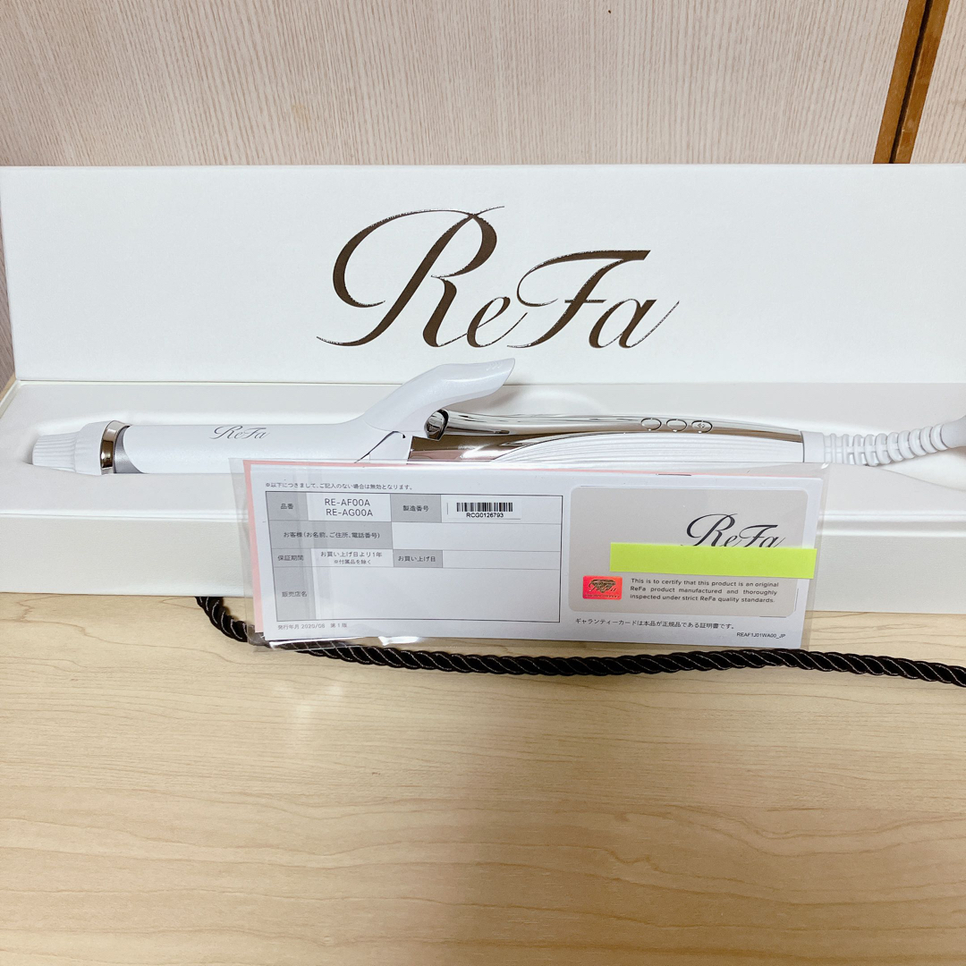 ReFa(リファ)のMTG リファ ビューテック カールアイロン 26mm RE-AG00A スマホ/家電/カメラの美容/健康(ヘアアイロン)の商品写真