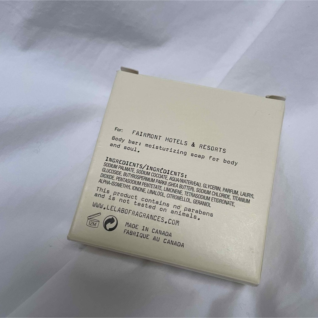 FAIRMONT le labo rose31 ソープ60g  アメニティー  コスメ/美容のボディケア(ボディソープ/石鹸)の商品写真