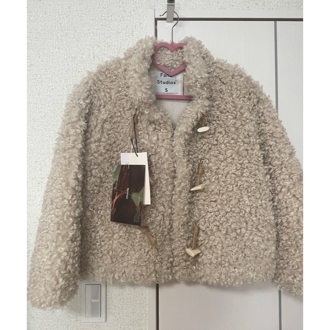 EDIT.FOR LULU(エディットフォールル)のpoodle fur Stand-up collar blouson レディースのジャケット/アウター(毛皮/ファーコート)の商品写真