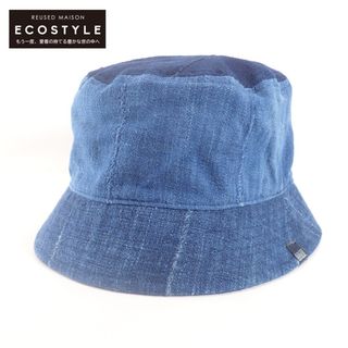 ビズビム 【美品】0221903003013 DOME BUCKET HAT デニム ドームバケットハット SM