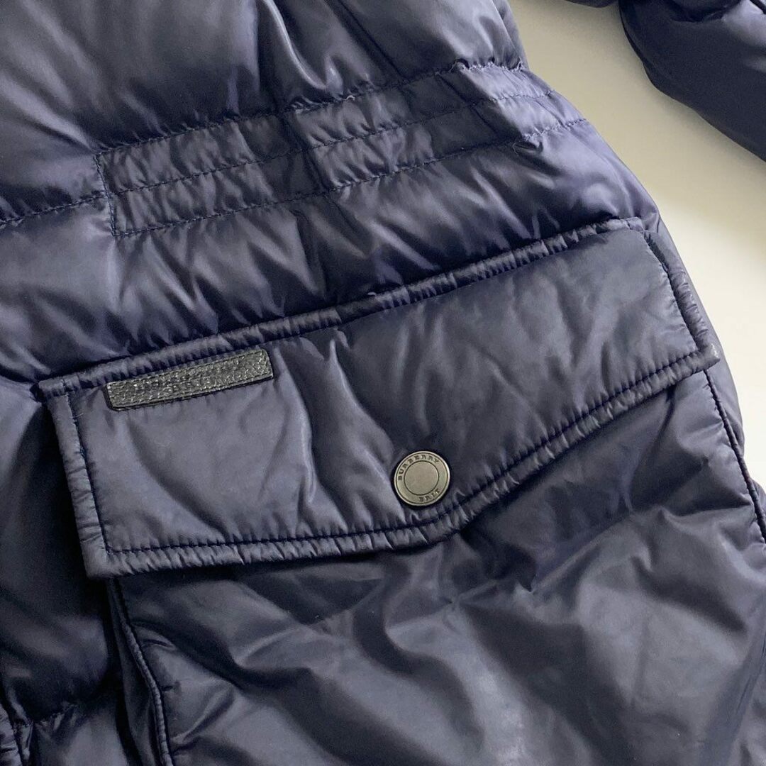 BURBERRY(バーバリー)の18b3 BURBERRY BRIT バーバリー ブリット ダウンコート S ネイビー アウター ダウンジャケット GOOSE DOWN COAT メンズのジャケット/アウター(ダウンジャケット)の商品写真