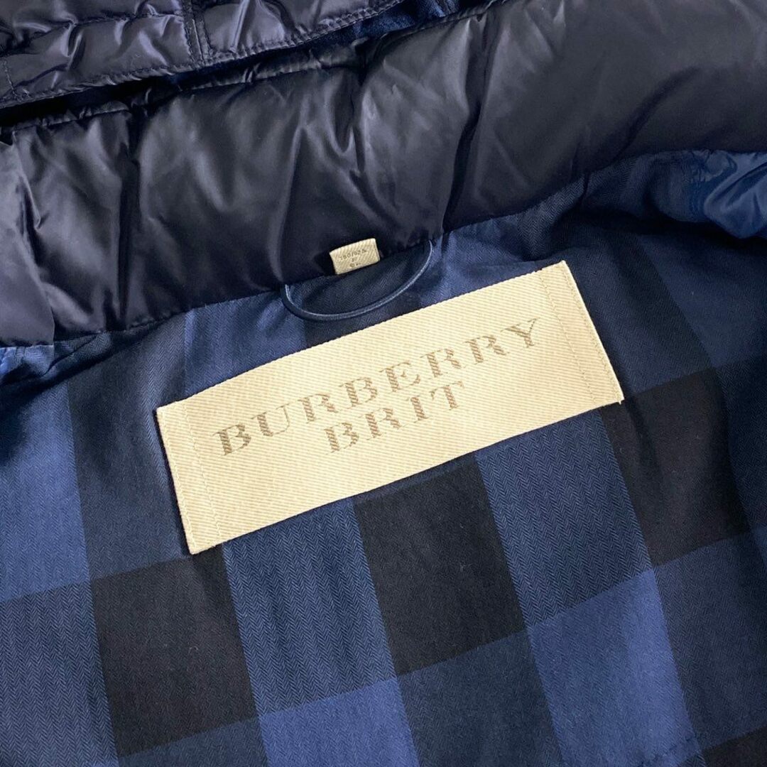 BURBERRY(バーバリー)の18b3 BURBERRY BRIT バーバリー ブリット ダウンコート S ネイビー アウター ダウンジャケット GOOSE DOWN COAT メンズのジャケット/アウター(ダウンジャケット)の商品写真