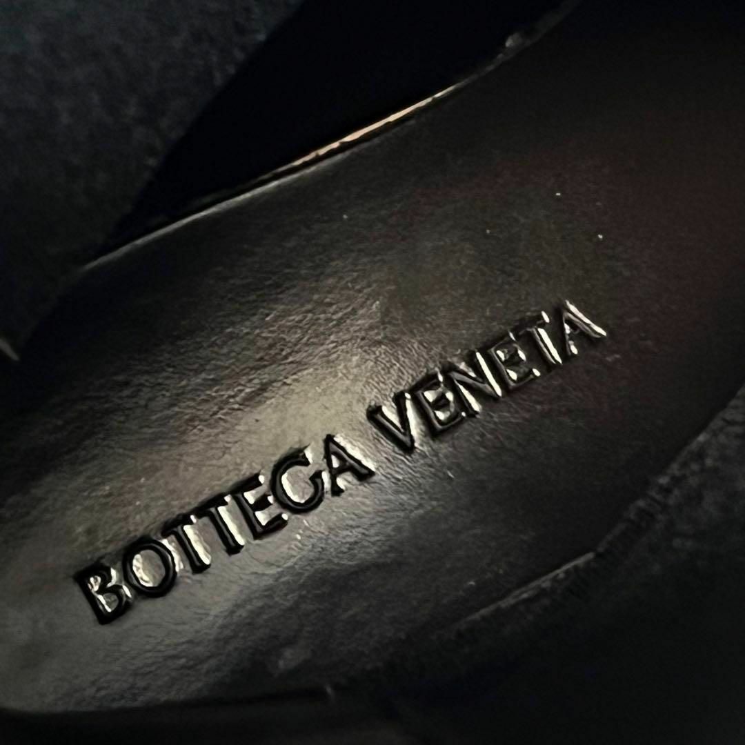 Bottega Veneta(ボッテガヴェネタ)の【美品】ボッテガヴェネタ　レザー　ブーツ　黒　ブラック　レザー　厚底　サイドゴア レディースの靴/シューズ(ブーツ)の商品写真