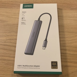 ユーグリーン(UGREEN)の【値引】USBcアダプター　5in1(PC周辺機器)