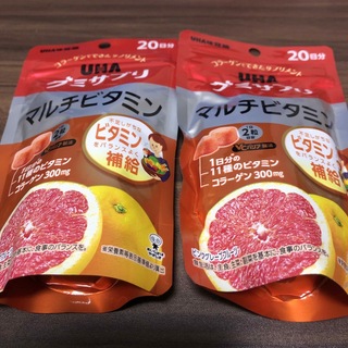 ユーハミカクトウ(UHA味覚糖)のグミサプリ　マルチビタミン　40日分(ビタミン)
