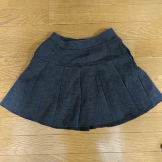 ユニクロ(UNIQLO)のユニクロ　スカート　140 チャコールグレー(スカート)