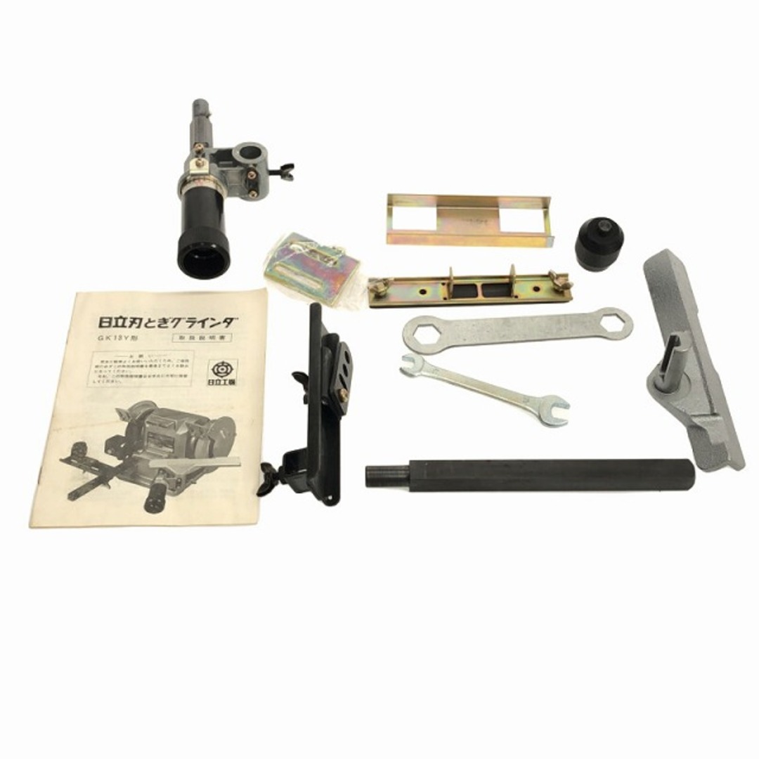 日立 - ☆中古品☆HITACHI 日立工機 125mm 刃とぎグラインダー 日立 - ☆中古品☆HITACHI 日立工機 125mm 刃とぎグラインダー
