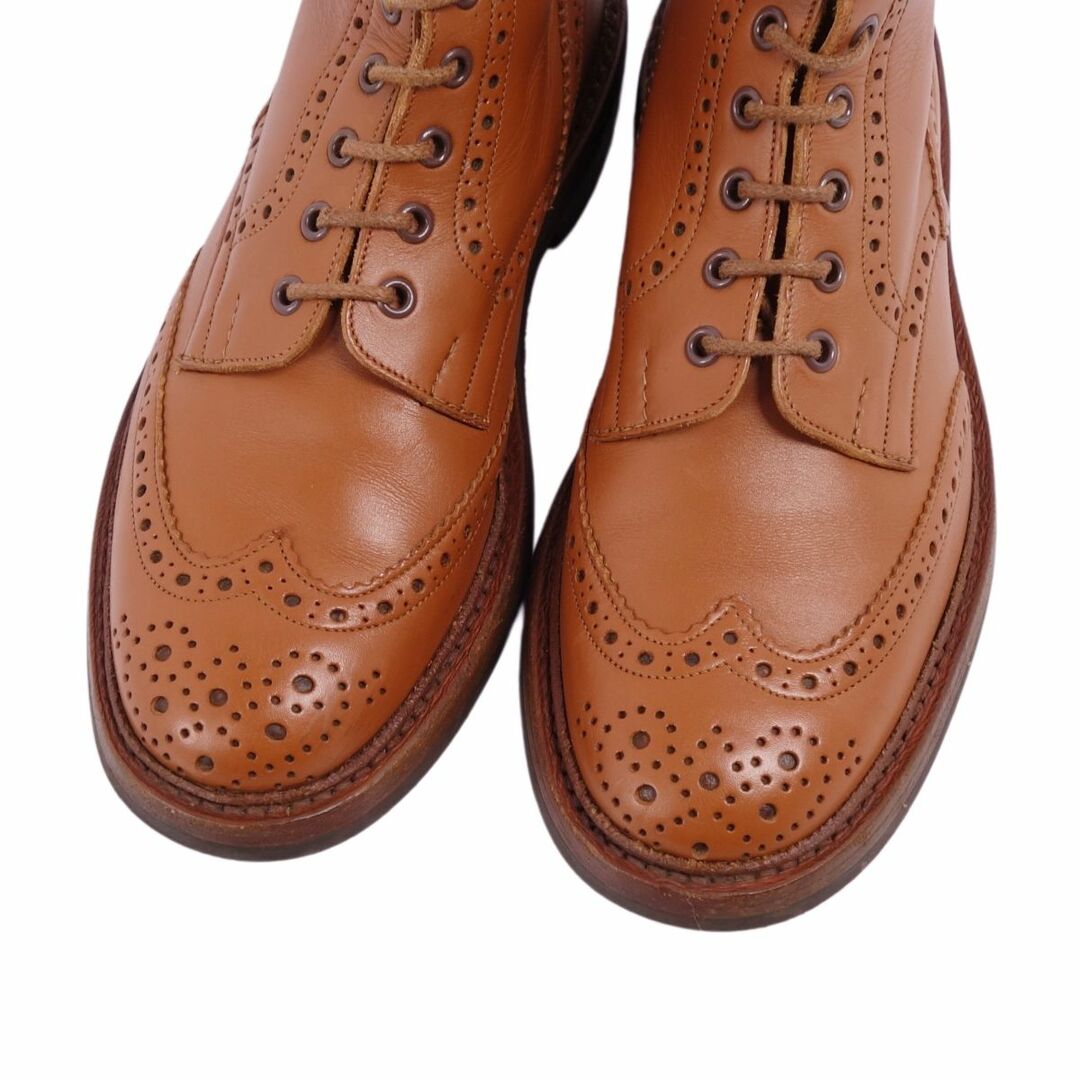 Trickers(トリッカーズ)のトリッカーズ Trickers ブーツ カントリーブーツ モールトン MALTON ブローグ カーフレザー シューズ メンズ 8.5(27cm相当) ブラウン メンズの靴/シューズ(ブーツ)の商品写真