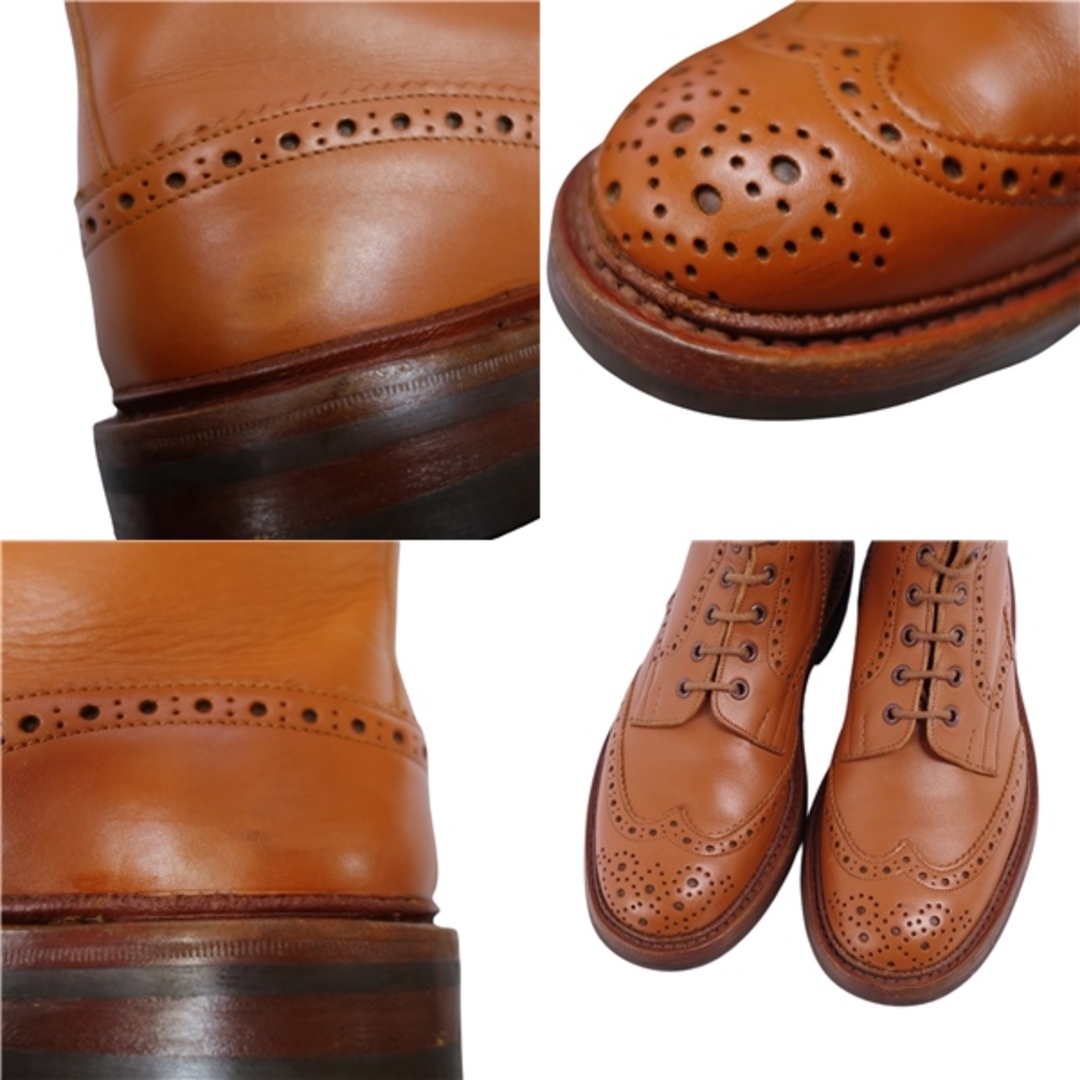 Trickers(トリッカーズ)のトリッカーズ Trickers ブーツ カントリーブーツ モールトン MALTON ブローグ カーフレザー シューズ メンズ 8.5(27cm相当) ブラウン メンズの靴/シューズ(ブーツ)の商品写真