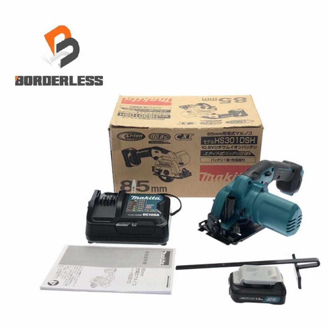 工具☆極美品☆ makita マキタ 10.8V 充電式丸ノコ HS301DSH バッテリ1個(10.8V 1.5Ah) 充電器 ケース付き ※コメント必読 84905