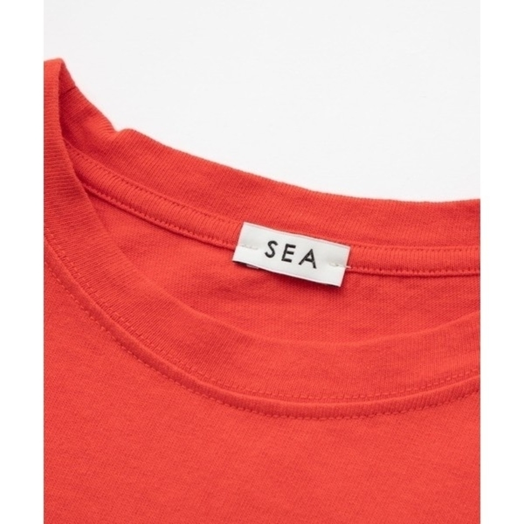 SEA(シー)の【美品】SEA(シー) GRAPHIC L/S TEE 黒 ロンＴ 長袖トップス レディースのトップス(Tシャツ(長袖/七分))の商品写真