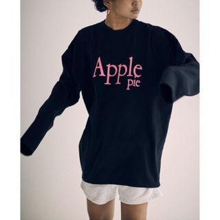 シー(SEA)の【美品】SEA(シー) GRAPHIC L/S TEE 黒 ロンＴ 長袖トップス(Tシャツ(長袖/七分))