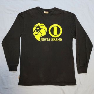 ネスタブランド(NESTA BRAND)のNESTA BRAND ネスタブランド ロンT 長袖Tシャツ ブラック Mサイズ(Tシャツ/カットソー(七分/長袖))