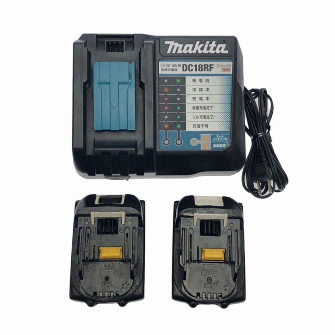 Makita(マキタ)の☆中古品☆ makita マキタ 18V 充電式インパクトドライバー TD171DRGX 黒/ブラック バッテリー2個(6.0Ah) +充電器 85088 自動車/バイクのバイク(工具)の商品写真