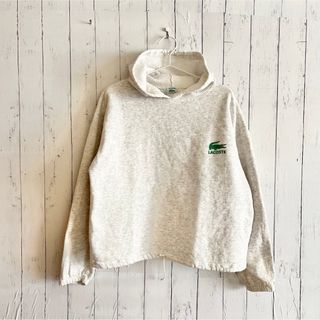 ラコステ(LACOSTE)のLACOSTE ラコステ　裏起毛　ロゴパーカー　プルオーバー　パーカー(パーカー)