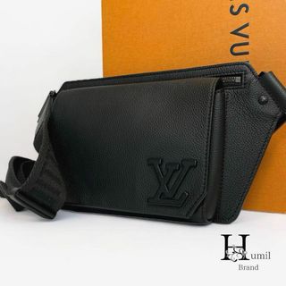 ルイヴィトン(LOUIS VUITTON)の【新品同様★IC搭載】ルイヴィトン　アエログラム　バムバッグ　ボディー　ウエスト(ボディーバッグ)