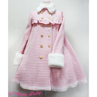 アンジェリックプリティー(Angelic Pretty)のVictoriaコート ピンク　angelic pretty(ロングコート)