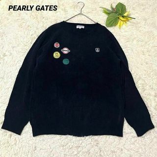 PEARLY GATES - パーリーゲイツ 長袖 コットンニット セーター