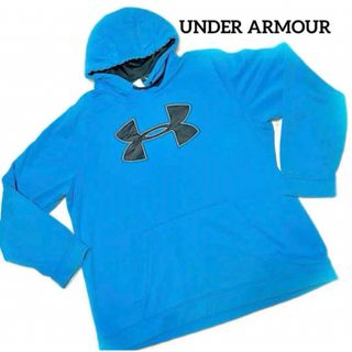 アンダーアーマー(UNDER ARMOUR)の難あり値下げしました☆アンダーアーマー　メンズパーカー　XL 裏起毛(パーカー)